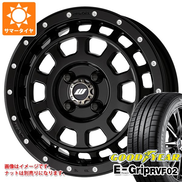 ダイハツ タフト LA900系用 サマータイヤ グッドイヤー エフィシエントグリップ RVF02 175/65R15 84H ワーク クラッグ T-グラビック MC+ 5.0-15