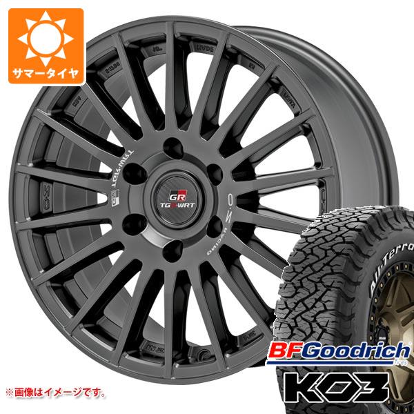 ランドクルーザー300用 サマータイヤ BFグッドリッチ オールテレーンT/A KO3 LT265/65R18 117/114S ホワイトレター OZ ラリーデザート TGR-WRT 8.0-18