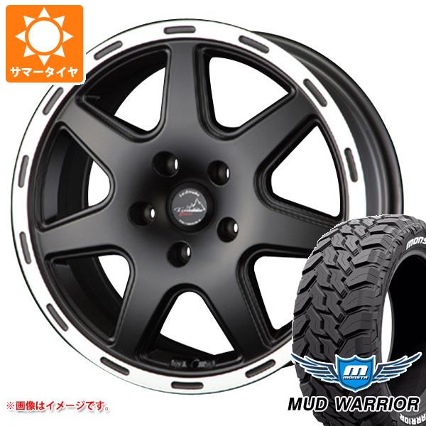 5本セット ジープ ラングラー JK/JL系用 サマータイヤ モンスタ マッドウォーリアー LT265/70R17 121/118Q ホワイトレター ラ・ストラーダ ティラード クロス