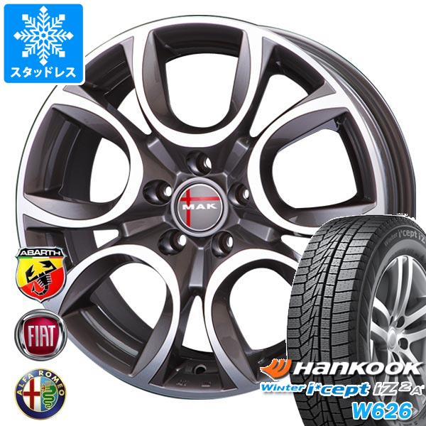 フィアット 500e FA1系用 スタッドレス ハンコック ウィンターアイセプト IZ2エース W626 185/65R15 88T MAK トリノ｜tire1ban