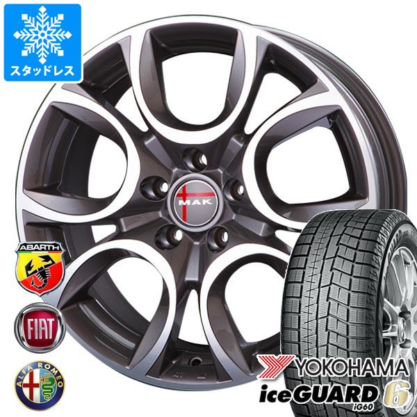 フィアット 500e FA1系用 スタッドレス ヨコハマ アイスガードシックス iG60 185/65R15 88Q MAK トリノ :torinogm 26436 f19152i:タイヤ1番