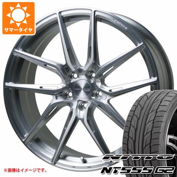 サマータイヤ 235/35R19 91Y XL ニットー NT555 G2 トラフィックスター フォージド TSF 02 8.0 19 :tsf02brs 24096:タイヤ1番