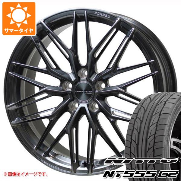 サマータイヤ 225/35R19 88Y XL ニットー NT555 G2 トラフィックスター フォージド TSF 03 8.0 19 :tsf03bsc 24095:タイヤ1番