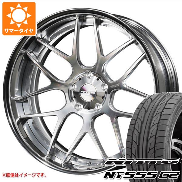 サマータイヤ 225/45R19 96Y XL ニットー NT555 G2 TWS ライツェント WX07 8.0 19 :twswx07 24101:タイヤ1番