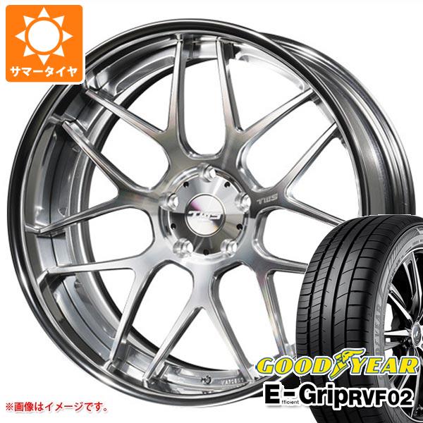 サマータイヤ 225/55R19 103W XL グッドイヤー エフィシエントグリップ RVF02 TWS ライツェント WX07 8.0 19 :twswx07 36613:タイヤ1番