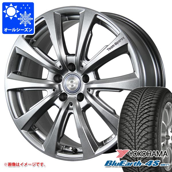 ボルボ XC60 DD/DB系用 オールシーズンタイヤ ヨコハマ ブルーアース4S AW21 235/55R19 105W XL チームスパルコ ヴァローザ ver.02