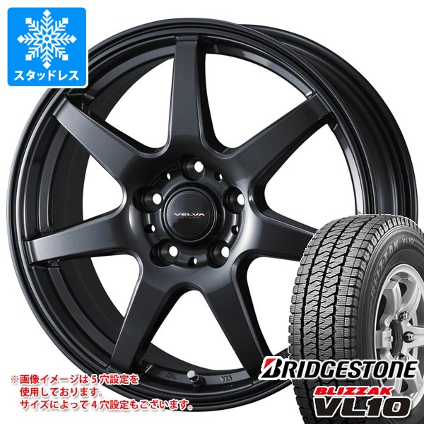 スタッドレスタイヤ ブリヂストン ブリザック VL10 145/80R12 80/78N (145R12 6PR相当) ヴェルヴァ ワンダー 4.0-12