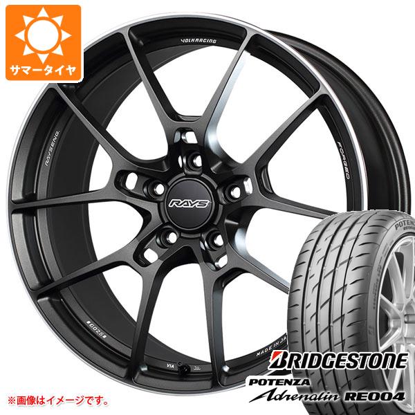 サマータイヤ 225/40R18 92W XL ブリヂストン ポテンザ アドレナリン RE004 レイズ ボルクレーシング G025 7.5-18｜tire1ban