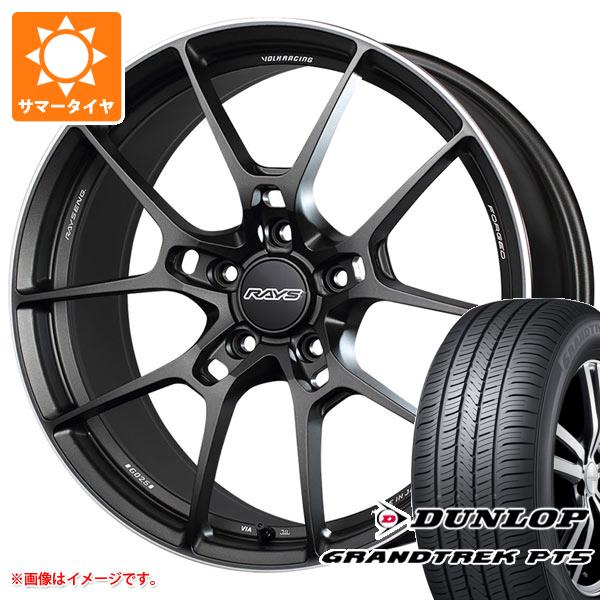 アルファード 40系用 サマータイヤ ダンロップ グラントレック PT5 225/55R19 99V レイズ ボルクレーシング G025 8.0 19 :vg025av 40248 t801084yt:タイヤ1番