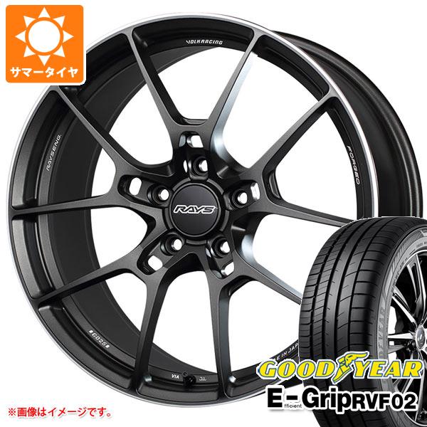 サマータイヤ 245/45R19 102W XL グッドイヤー エフィシエントグリップ RVF02 レイズ ボルクレーシング G025 8.5 19 :vg025 36612:タイヤ1番