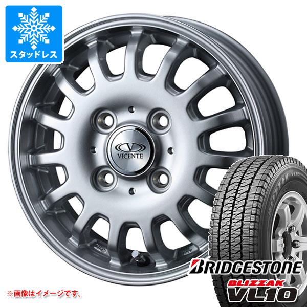 キャリイ DA16T用 スタッドレス ブリヂストン ブリザック VL10 145/80R12 80/78N (145R12 6PR相当) ヴィセンテ04CA : vice04sl 39593 s86767zk : タイヤ1番