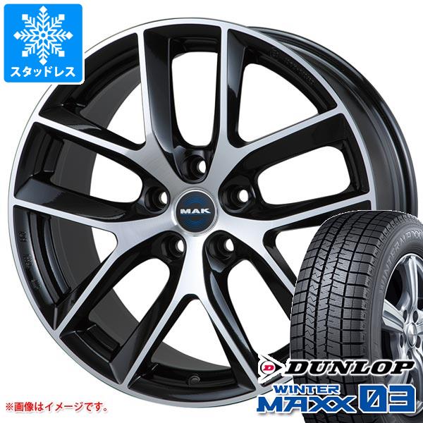 テスラ モデルS用 スタッドレス ダンロップ ウインターマックス03 WM03 245/45R19 98Q MAK ボルテージFF :volff 35537 t29100es:タイヤ1番