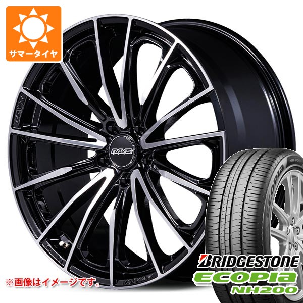 サマータイヤ 215/45R18 93W XL ブリヂストン エコピア NH200 レイズ ベルサス ヴォウジェ SE スペックM 7.0-18