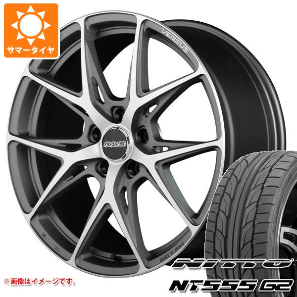 サマータイヤ 225/45R19 96Y XL ニットー NT555 G2 レイズ ベルサス クラフトコレクション VV21S 8.0 19 :vv21scc 24101:タイヤ1番