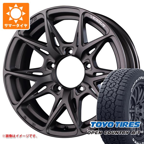 ジムニーシエラ JB74W用 サマータイヤ トーヨー オープンカントリー A/T3 215/70R16 100T ホワイトレター レイズ ベルサス VV21SX 6.0 16 :vv21sxs 41238 s86770zk:タイヤ1番