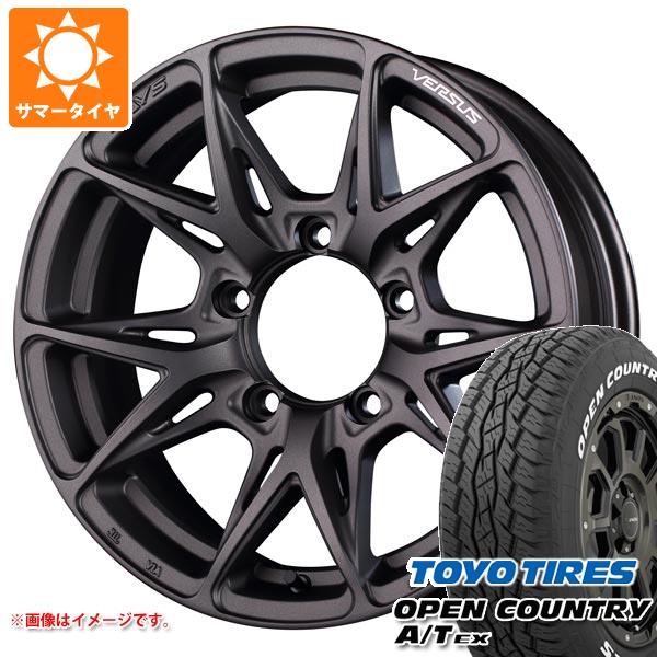 5本セット ジムニー JB64W用 サマータイヤ トーヨー オープンカントリー A/T EX 215/70R16 100H アウトサイドホワイトレター レイズ ベルサス VV21SX 5.5 16 :vv21sxj 36841 s86768zk 5:タイヤ1番