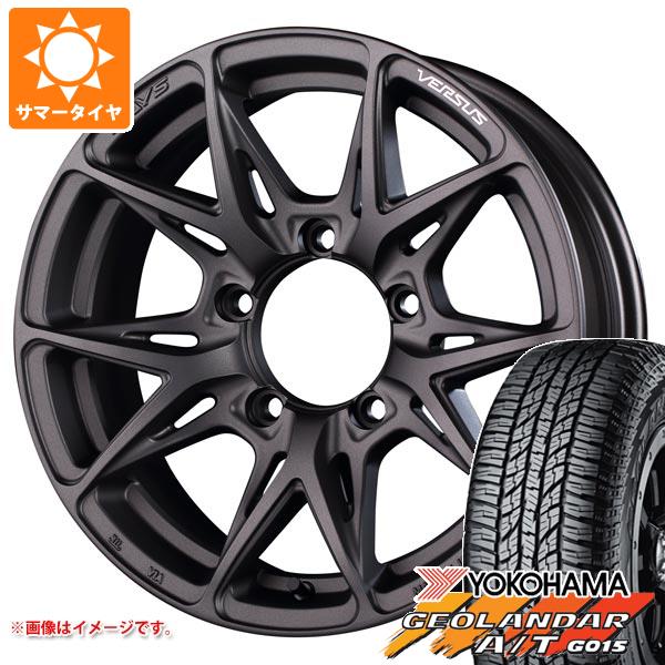 5本セット ジムニーシエラ JB74W用 サマータイヤ ヨコハマ A/T G015 LT225/75R16 115/112R アウトラインホワイトレター レイズ ベルサス VV21SX 6.0 16 :vv21sxs 22941 s861005zk 5:タイヤ1番