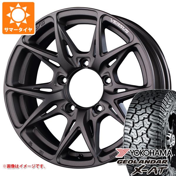 ジムニー用 サマータイヤ ヨコハマ ジオランダー X-AT G016 195R16C 104/102Q アウトラインホワイトレター レイズ ベルサス VV21SX 5.5-16｜tire1ban