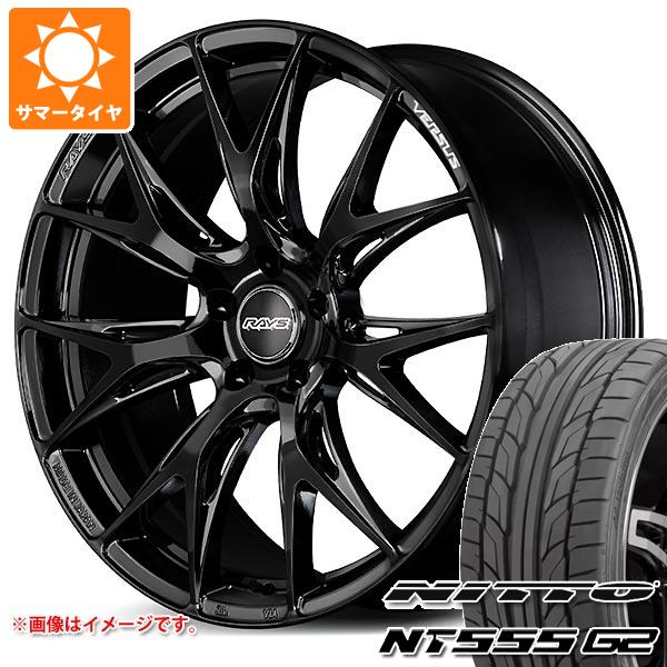 40系アルファード用 サマータイヤ ニットー NT555 G2 245/45R20 103W XL レイズ ベルサス VV27S 8.5-20