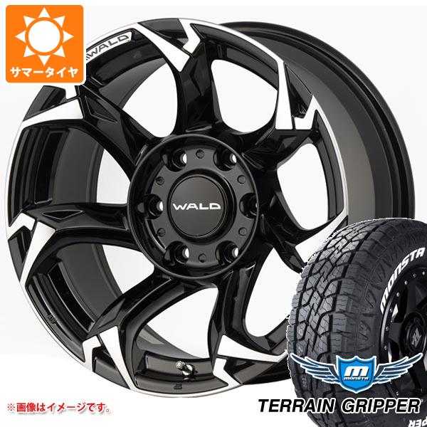 5本セット FJクルーザー 10系用 サマータイヤ モンスタ テレーングリッパー 265/70R17 115T ホワイトレター ヴァルド ボルサリノ SUV 8.0-17