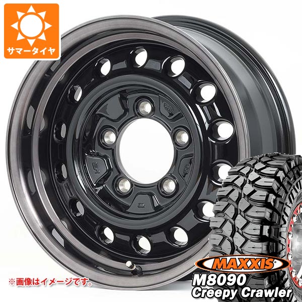 5本セット スズキ ジムニー用 サマータイヤ マキシス M8090 クリーピークローラー 6.50-16LT 100K 6PR アピオ ワイルドボア D 5.5-16