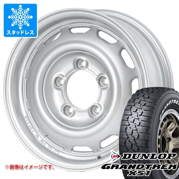5本セット スズキ ジムニー用 スタッドレス ダンロップ グラントレック XS1 185/85R16 105/103L LT ホワイトレター アピオ ワイルドボア ベンチュラ