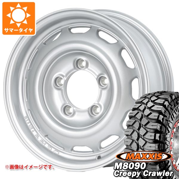 5本セット スズキ ジムニー用 サマータイヤ マキシス M8090 クリーピークローラー 6.50-16LT 100K 6PR アピオ ワイルドボア ベンチュラ 5.5-16