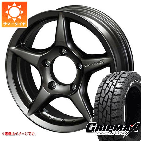 5本セット ジムニーシエラ JB74W用 サマータイヤ グリップマックス マッドレイジ R/T MAX 195/80R15 96Q ホワイトレター アピオ ワイルドボア X 6.0 15 :wboarxs 36494 s86741zk 5:タイヤ1番