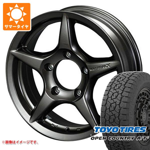 ジムニー JB64W用 サマータイヤ トーヨー オープンカントリー A/T3 215/70R16 100T アピオ ワイルドボア X 5.5 16 :wboarxj 38817 s86768zk:タイヤ1番