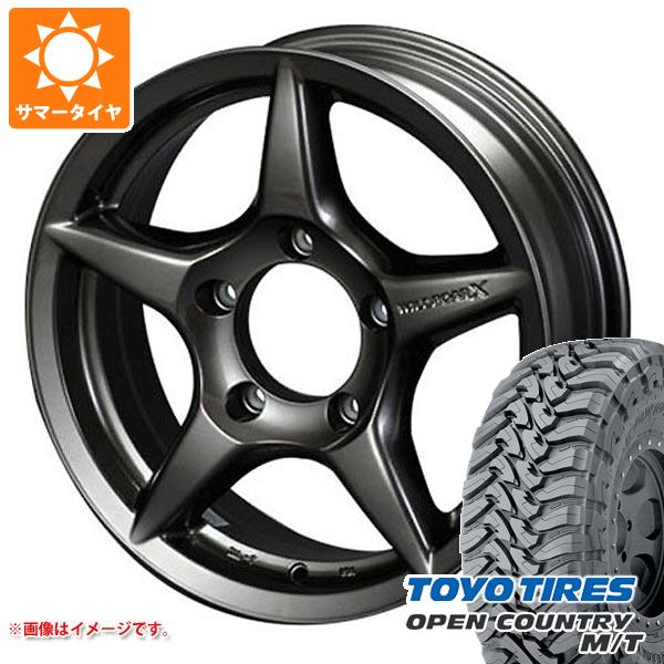 5本セット ジムニー用 サマータイヤ トーヨー オープンカントリー M/T 195R16C 104/102Q ブラックレター M/T Rパターン アピオ ワイルドボア X 5.5 16 :wboarxj 32612 s861002zk 5:タイヤ1番