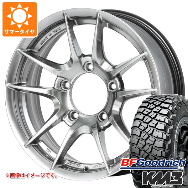 マッドテレーン - 5本仕掛ける スズキ ジムニー JB64W用 朱夏タイア BF好ましい金持ち T/A KM3 LT225/75R16 115/112Q アピオ ワイルドボア Z 5.5-16 タイヤ、ホイール-自動車