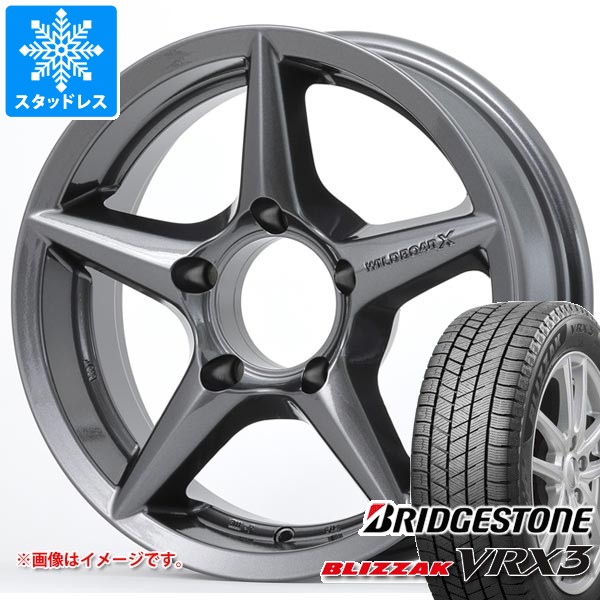 スズキ ジムニーシエラ JB74W用 スタッドレス ブリヂストン ブリザック VRX3 215/70R16 100Q アピオ ワイルドボア X2