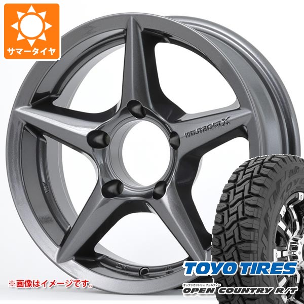 OPEN COUNTRY - 5本仕かける スズキ ジムニーノマド JC74W用 炎節タイア トゥーヨー 明けひろげカントリー R/T 215/70R16 100Q 黒いこと水茎の跡 アピオ ワイルドボア X2 5.5-16