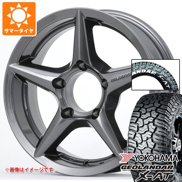 GEOLANDAR - 5本仕掛ける スズキ ジムニーシエラ JB74W用 朱夏タイア ヨコハマ ジオランダー X-AT G016 225/70R16 103S 白いこと雁の使い アピオ ワイルドボア X2 5.5-16 夏タイヤ、ホイールセット-タイヤ、ホイール-自動車