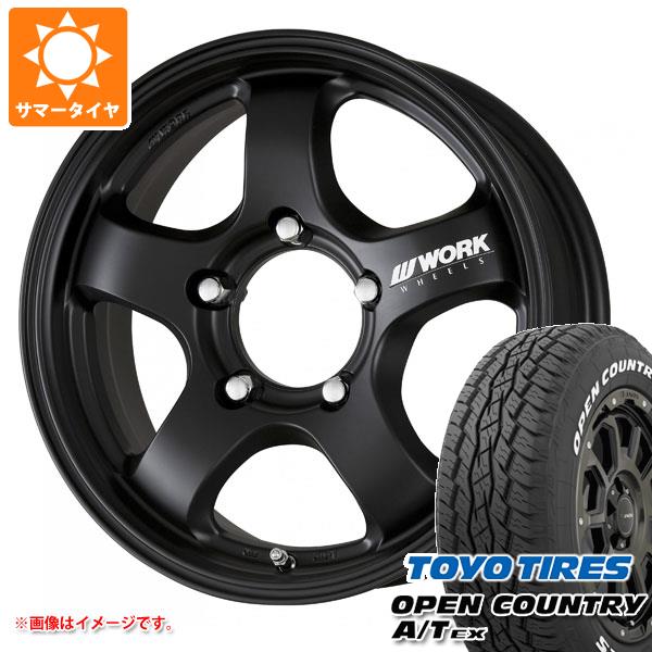 5本セット ジムニー JB64W用 サマータイヤ トーヨー オープンカントリー A/T EX 215/70R16 100H アウトサイドホワイトレター ワーク クラッグ S1J 5.5 16 :wcrs1 36841 s86768zk 5:タイヤ1番