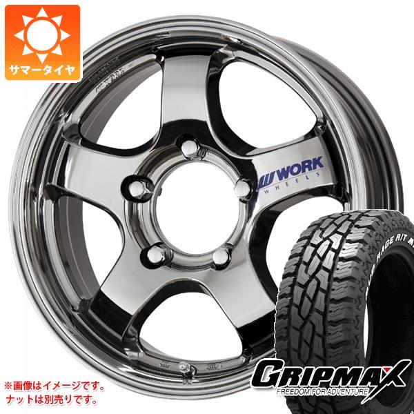 ジムニー用 サマータイヤ グリップマックス マッドレイジ R/T MAX 175/80R16 91S ホワイトレター ワーク クラッグ S1J 5.5 16 :wcrs1bc 36497 s86740zk:タイヤ1番