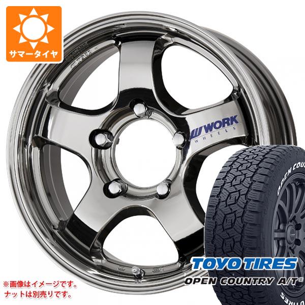 5本セット ジムニー JB64W用 2024年製 サマータイヤ トーヨー オープンカントリー A/T3 215/70R16 100T ホワイトレター ワーク クラッグ S1J 5.5 16 :wcrs1bc 41238 s86768zk 5:タイヤ1番