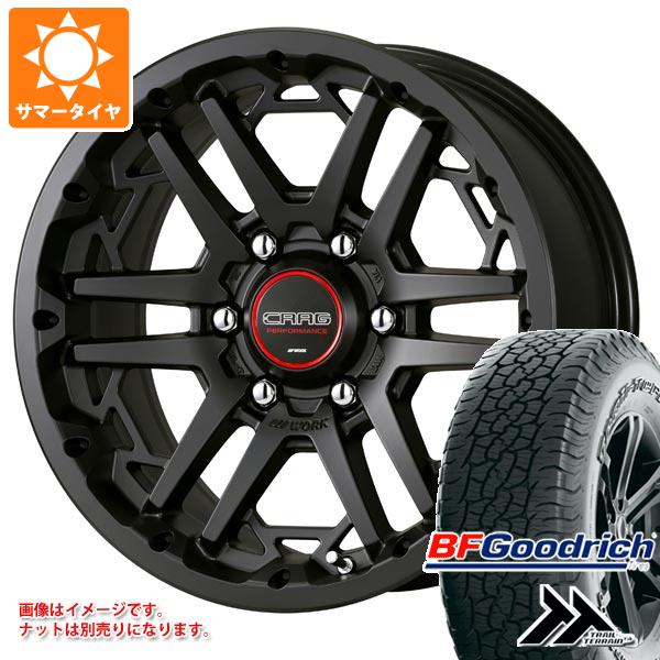 ランドクルーザー プラド 150系用 サマータイヤ BFグッドリッチ トレールテレーンT/A 265/65R17 アウトラインホワイトレター クラッグ T-グラビック3 8.0-17