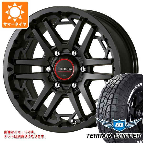 WORK - 5本仕掛ける トヨタ FJクルーザー 10系用 朱夏タイア モンスタ テレーングリッパー LT285/70R17 121/118R 白いこと雁の使い 細工物 クラッグ T-グラビック3 8.0-17 夏タイヤ、ホイールセット-タイヤ、ホイール