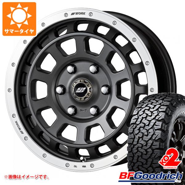 サマータイヤ 265/65R17 120/117S BFグッドリッチ オールテレーンT/A KO2 ホワイトレター ワーク クラッグ T グラビック 8.0 17 :wcrtg 33720:タイヤ1番