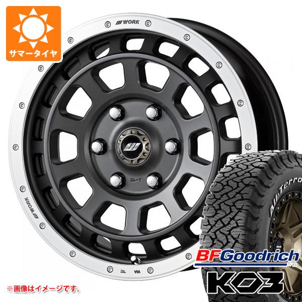 ランドクルーザー プラド 150系用 サマータイヤ BFグッドリッチ オールテレーンT/A KO3 LT265/70R17 ホワイトレター ワーク クラッグ T グラビック 8.0 17 : wcrtg 42571 t80987yt : タイヤ1番