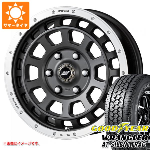 サマータイヤ 265/70R17 116H XL グッドイヤー ラングラー AT サイレントトラック アウトラインホワイトレター ワーク クラッグ T グラビック 8.0 17 :wcrtg 34708:タイヤ1番