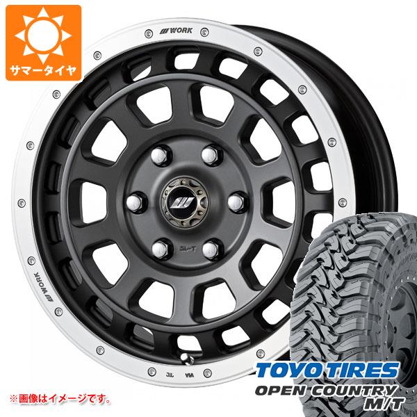 ランドクルーザー プラド 150系用 サマータイヤ トーヨー オープンカントリー M/T LT265/65R17 120/117P ブラックレター ワーク クラッグ T グラビック 8.0 17 :wcrtg 32611 t80986yt:タイヤ1番