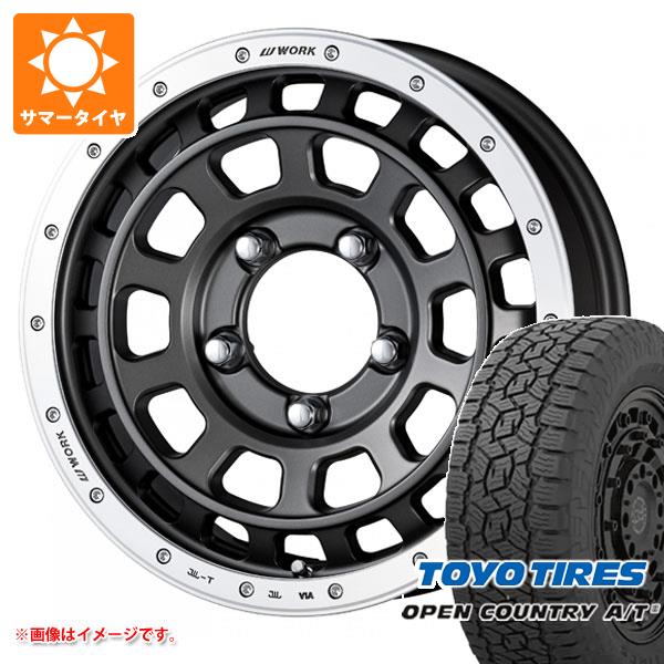 ジムニー用 サマータイヤ トーヨー オープンカントリー A/T3 175/80R16 91S ワーク クラッグ T グラビック 5.5 16 :wcrtgj 38821 s86740zk:タイヤ1番