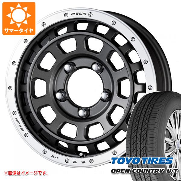 ジムニー JB64W用 サマータイヤ トーヨー オープンカントリー U/T 215/70R16 100H ワーク クラッグ T グラビック 5.5 16 :wcrtgj 28545 s86768zk:タイヤ1番