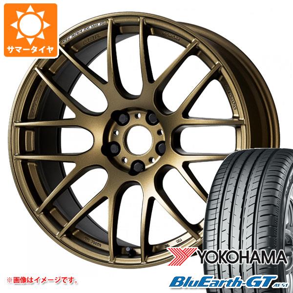 サマータイヤ 225/45R19 96W XL ヨコハマ ブルーアースGT AE51 ワーク エモーション M8R 8.5-19