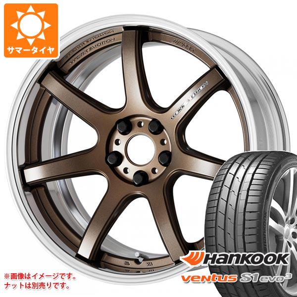 2024年製 サマータイヤ 245/40R19 (98Y) XL ハンコック ベンタス S1 エボ3 K127 ワーク エモーション T7R 2P 8.5 19 :wet7r2p 39947:タイヤ1番