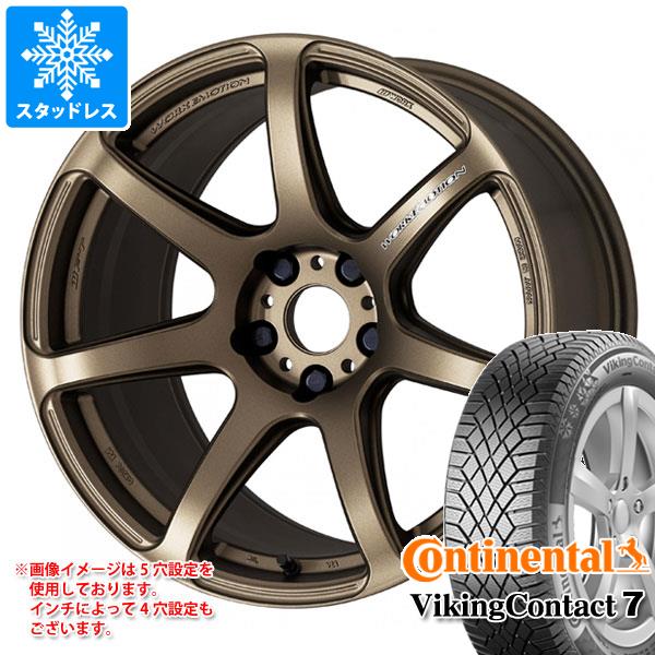 スタッドレスタイヤ コンチネンタル バイキングコンタクト7 215/50R17 95T XL ワーク エモーション T7R 7.0-17｜tire1ban