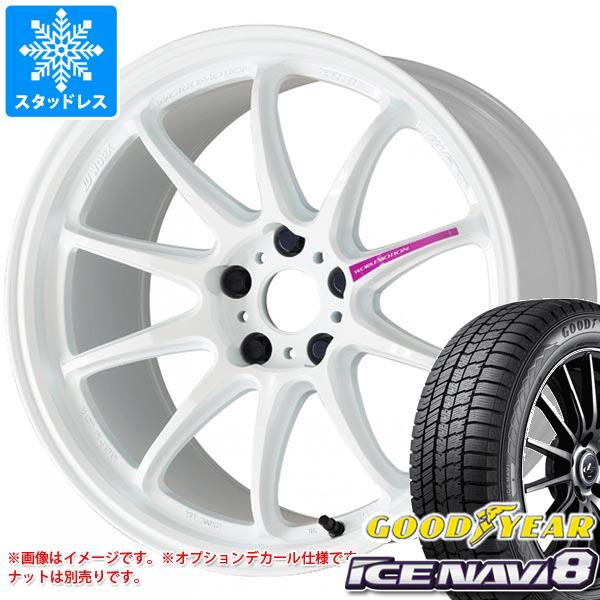 シビック タイプR FK8用 スタッドレス グッドイヤー アイスナビ8 245/40R18 93Q ワーク エモーション ZR10｜tire1ban