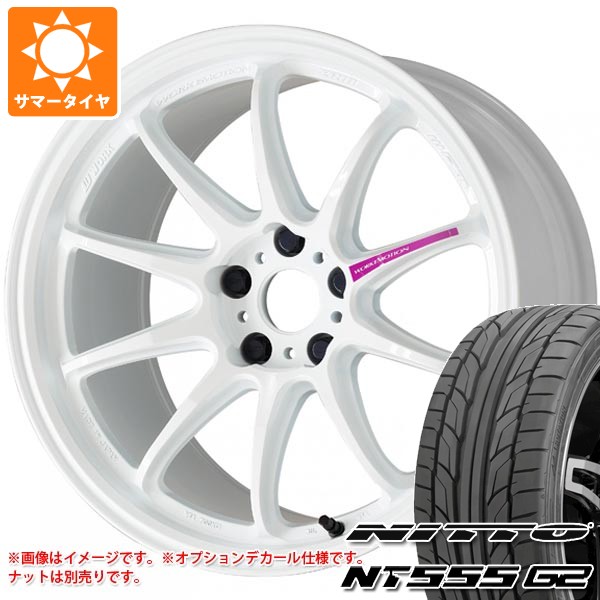 サマータイヤ 245/45R19 102Y XL ニットー NT555 G2 ワーク エモーション ZR10 8.5-19